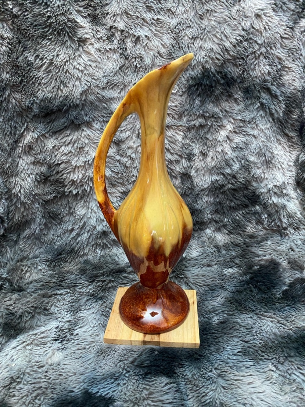 Vintage drip glaze color  Pitcher